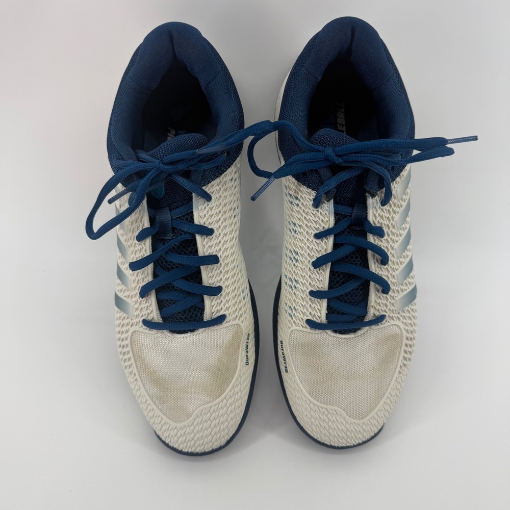 K-Swiss Mens Pickleball Shoes Tennis Sneakers Size 10 White Blue DuraWrap - Picture 3 of 11